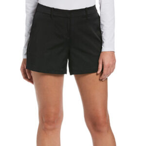 PGA Tour Women's Solid Black Active Golf Shorts 14 NWT